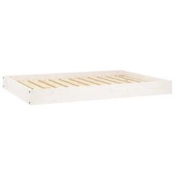 Vidaxl Dog Bed White 101.5X74X9 Cm Solid Wood Pine - thumbnail 2