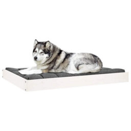 Vidaxl Dog Bed White 101.5X74X9 Cm Solid Wood Pine - thumbnail 6