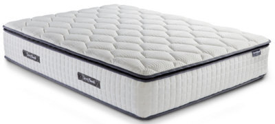 Save On Goods UK 6Ft Super King Pocket Spring 800 Visco Elasticmemory Foam Pillow Top Sprung Mattress,vacuum Rolled,boxed - image 1