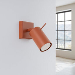 Luminosa Lighting Luminosa Ring Modern Single Wall Spotlight Red Ochra - thumbnail 2
