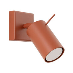 Luminosa Lighting Luminosa Ring Modern Single Wall Spotlight Red Ochra