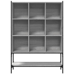 Berkfield Sturdy Bookcase Grey Sonoma 102X30X141.5 Cm Engineered Wood - thumbnail 5