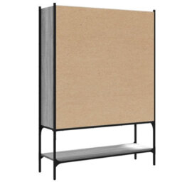 Berkfield Sturdy Bookcase Grey Sonoma 102X30X141.5 Cm Engineered Wood - thumbnail 7