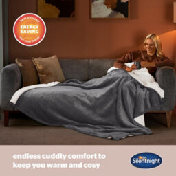 Silentnight Snugsie Giant Blanket - Charcoal - thumbnail 2