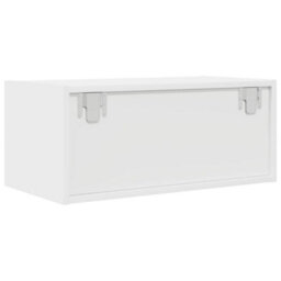 Berkfield Tv Cabinet White 60X31X25.5 Cm Engineered Wood - thumbnail 8