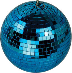Netagon Fxlab Party Event Festive Christmas Blue Disco Mirror Ball 200mm