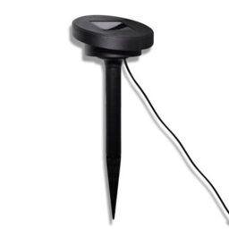 Walplus Solar Bowl 3 Led Garden Lights With Spike Anchors & Solar Panel - thumbnail 3