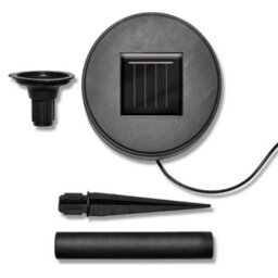 Walplus Solar Bowl 3 Led Garden Lights With Spike Anchors & Solar Panel - thumbnail 4