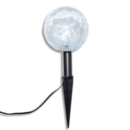 Walplus Solar Bowl 3 Led Garden Lights With Spike Anchors & Solar Panel - thumbnail 5