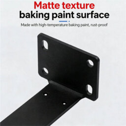 6 Inch Floating Shelf Brackets  Heavy Duty Metal Support Wall Hanging - thumbnail 3