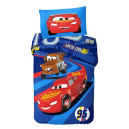 Disney Cars Cars Lightning Mcqueen & Mater Reversible Duvet Set Multicoloured (Single)