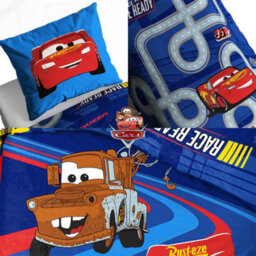 Disney Cars Cars Lightning Mcqueen & Mater Reversible Duvet Set Multicoloured (Single) - thumbnail 2
