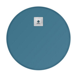 Showerdrape Fitzrovia Round Wall Mounted Frameless Bevelled Edge Bathroom Mirror 60 X 60Cm - thumbnail 4