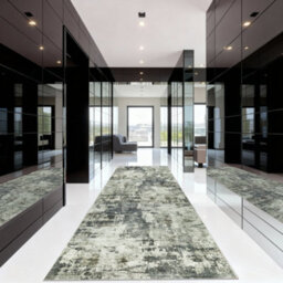 Bedlooms Frost Cashmere Rug 80X300Cm, Modern Abstract Rug, Anti Slip, Stain Resistant, Entryways Runner Rug - thumbnail 7