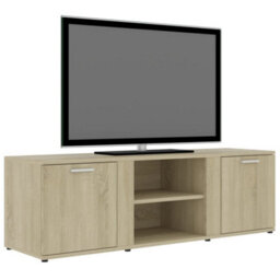 Berkfield Tv Cabinet Sonoma Oak 120X34X37 Cm Engineered Wood - thumbnail 3