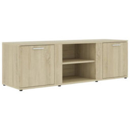 Berkfield Tv Cabinet Sonoma Oak 120X34X37 Cm Engineered Wood - thumbnail 2
