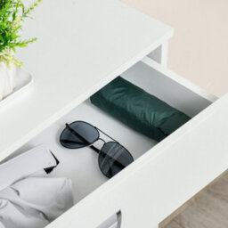 Homcom Tipping Shoe Cabinet Hall Organizer With Flip Drawers For Entry 16 Pairs - thumbnail 8