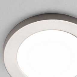 Litecraft Satin Nickel Magnetic Bezel For 12W Darly Bathroom Flush Ceiling Light - thumbnail 4