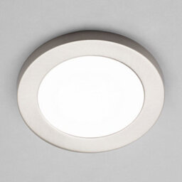 Litecraft Satin Nickel Magnetic Bezel For 12W Darly Bathroom Flush Ceiling Light - thumbnail 3