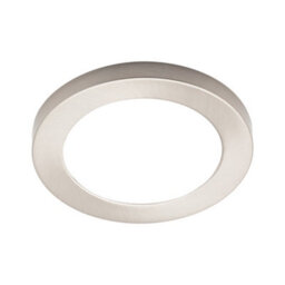 Litecraft Satin Nickel Magnetic Bezel For 12W Darly Bathroom Flush Ceiling Light - thumbnail 2