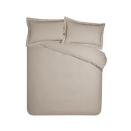 Catherine Lansfield Classic Lattice Lace Single Duvet Cover Set With Pillowcase Natural - thumbnail 4