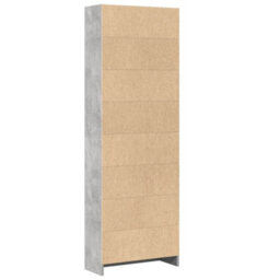 Vidaxl Bookcase Concrete Grey 60X24X176 Cm Engineered Wood - thumbnail 6