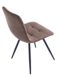 Nordlys Set Of 2 Metal And Faux Leather Dining Chairs Modern Design Style Dining Room - thumbnail 7