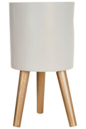 Orsina Darnell Small White Planter