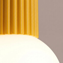 Sollux Lighting Halo Aluminum/glass Yellow 1 Lights Modern Ceiling Lamps - thumbnail 4