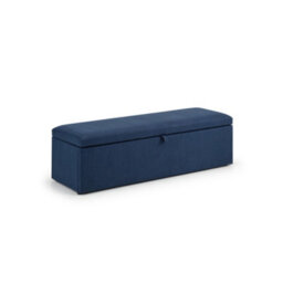 Julian Bowen Sorrento Ottoman Storage Bench - Blue - thumbnail 4