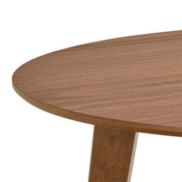Furniture To Go Roxby Round Dining Table In Walnut 105X76Cm - thumbnail 6