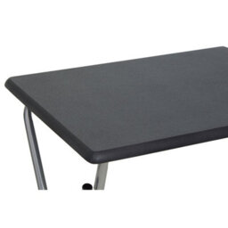 Orsina Space Saving Folding Table With Sand Black Top, Stylish Side Tables For Living Room, Durable Coffee Table - thumbnail 7