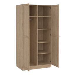Furniture To Go Brande Wardrobe With 2 Frame Doors In Jackson Hickory - thumbnail 5