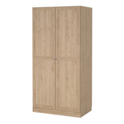 Furniture To Go Brande Wardrobe With 2 Frame Doors In Jackson Hickory - thumbnail 3