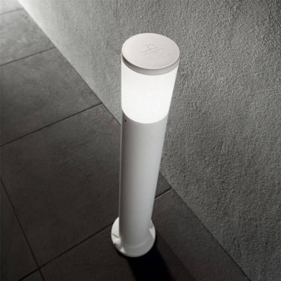 Ideal Lux Luminosa Amelia 1 Light Outdoor Bollard Light White Ip55, E27 - image 1
