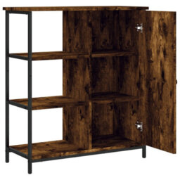 Berkfield Classic Sideboard Smoked Oak 70X30X80 Cm Engineered Wood - thumbnail 5
