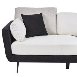 Beliani Sofa 3 Seater Bolga Fabric Black - thumbnail 6