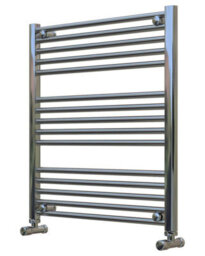 ADIGE Radiators Adige Small Chrome Towel Radiator 700mm Wide, 750mm High - thumbnail 3