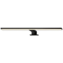 Briloner Black Led Mirror Light 10W 1000Lm Ip44 Bathroom Clamp Wall Mount Lamp 500mm - thumbnail 1
