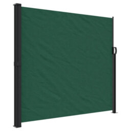 Berkfield Retractable Side Awning Dark Green 180X600 Cm - thumbnail 2