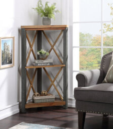 Baumhaus Urban Elegance - Reclaimed Small Corner Bookcase