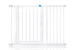 Bettacare Auto Close Pet Gate, 111Cm - 118Cm, White, Pressure Fit Stair Gate For Dog & Puppy