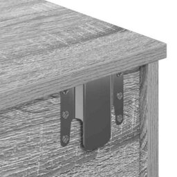 Berkfield Wall Shelf With Drawers Grey Sonoma 100X37.5X19 Cm Engineered Wood - thumbnail 9