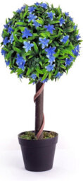 Best Artificial 2Ft / 60Cm Blue Lily Ball Tree Plant Garden Office Conservatory Tropical Indoor Outdoor - thumbnail 1