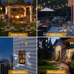 Garden Metal Solar Powered Waterproof Led Light - thumbnail 6