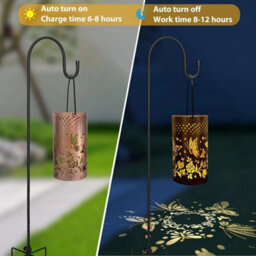 Garden Metal Solar Powered Waterproof Led Light - thumbnail 3