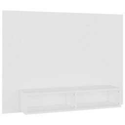 Berkfield Wall Tv Cabinet White 120X23.5X90 Cm Engineered Wood - thumbnail 2