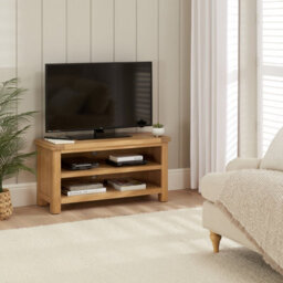 The Furniture Market Marbury Oak Small Tv Unit Stand Up To 50 Tv Size - thumbnail 3