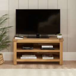 The Furniture Market Marbury Oak Small Tv Unit Stand Up To 50 Tv Size - thumbnail 2