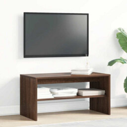 Berkfield Tv Cabinet Brown Oak 80X40X40 Cm Engineered Wood - thumbnail 3
